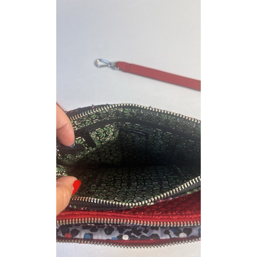 Vera Bradley Winter Berry Custom Two Iconic Crossbody Bags Wristlet 3-Way RDID - Picture 8 of 10